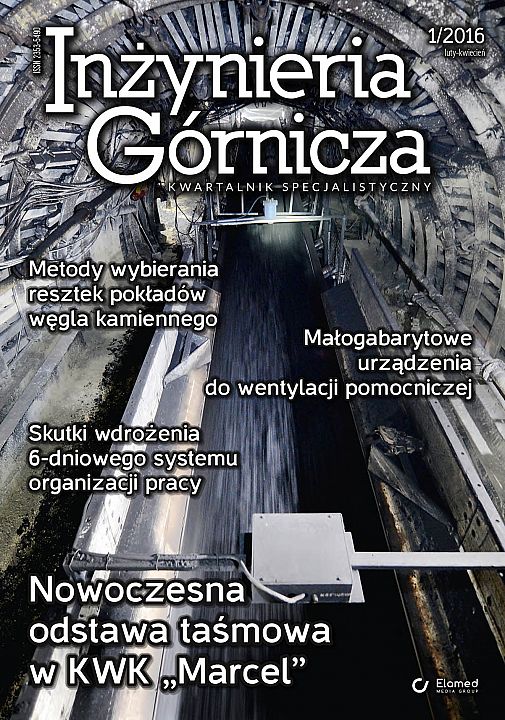 Inżynieria Górnicza wydanie nr 1/2016