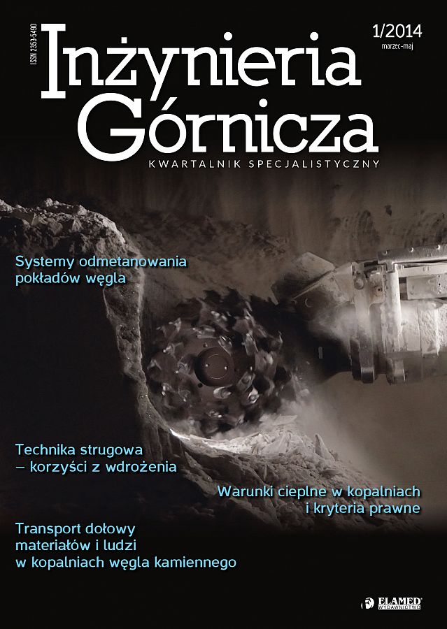 Inżynieria Górnicza wydanie nr 1/2014